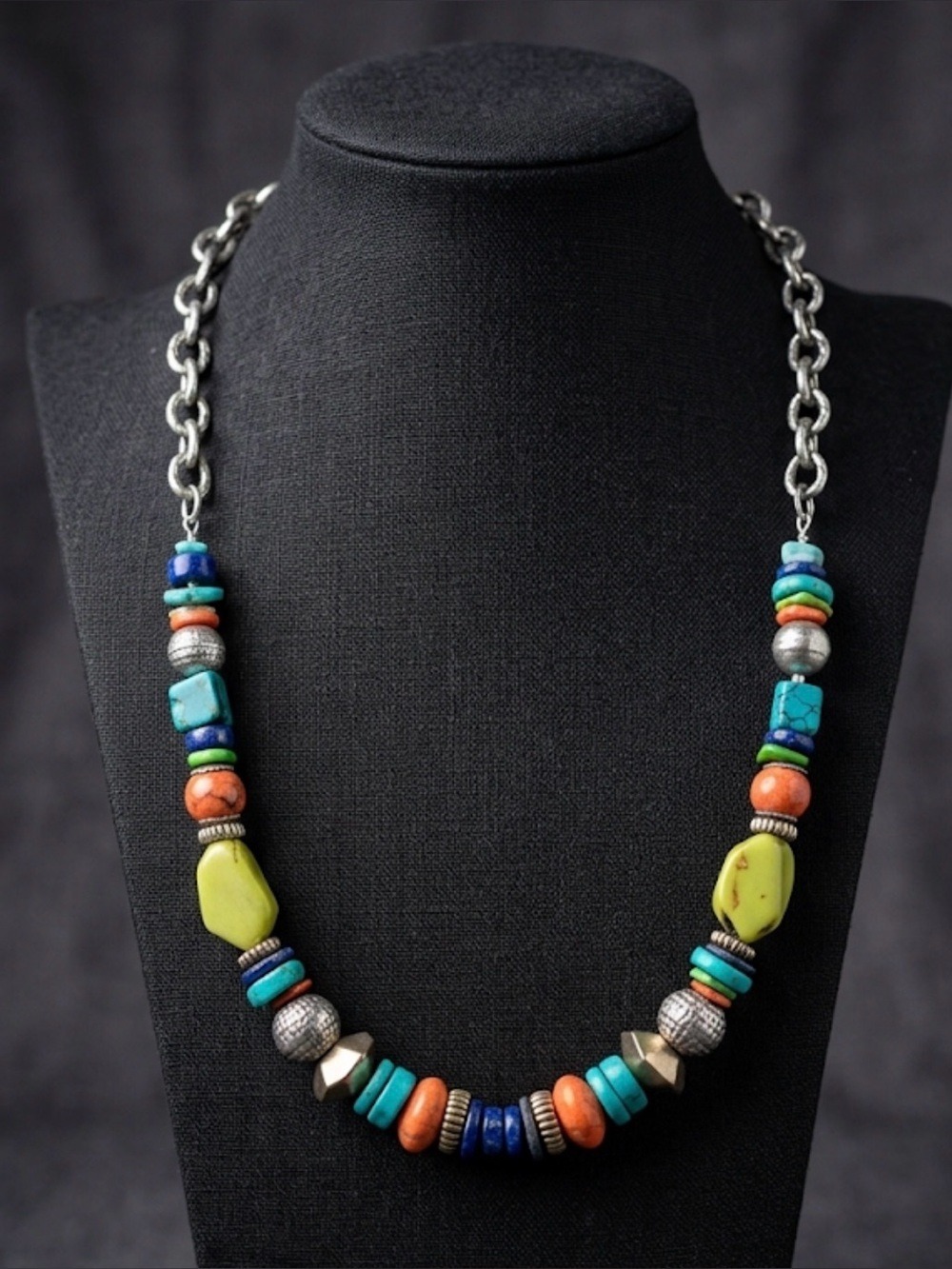 Ruby Rd. Multicolor Beaded Necklace 1629